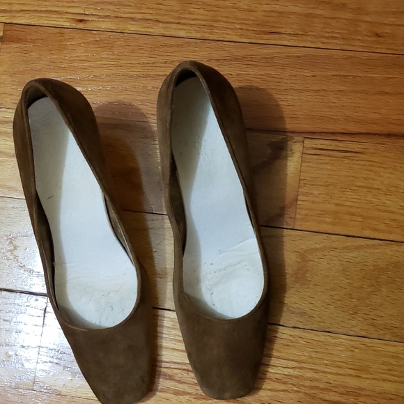 Nine West Suede Wedges in Toffee 8.5 - Picture 2 of 5